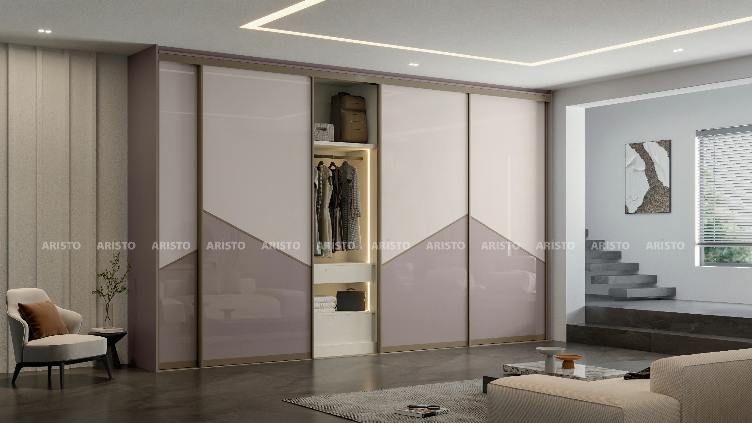 MSC 07 - without cutout handle  SHUTTER FINISH - BLADE GREY & SLATE POLISH(HIGH GLOSSY)