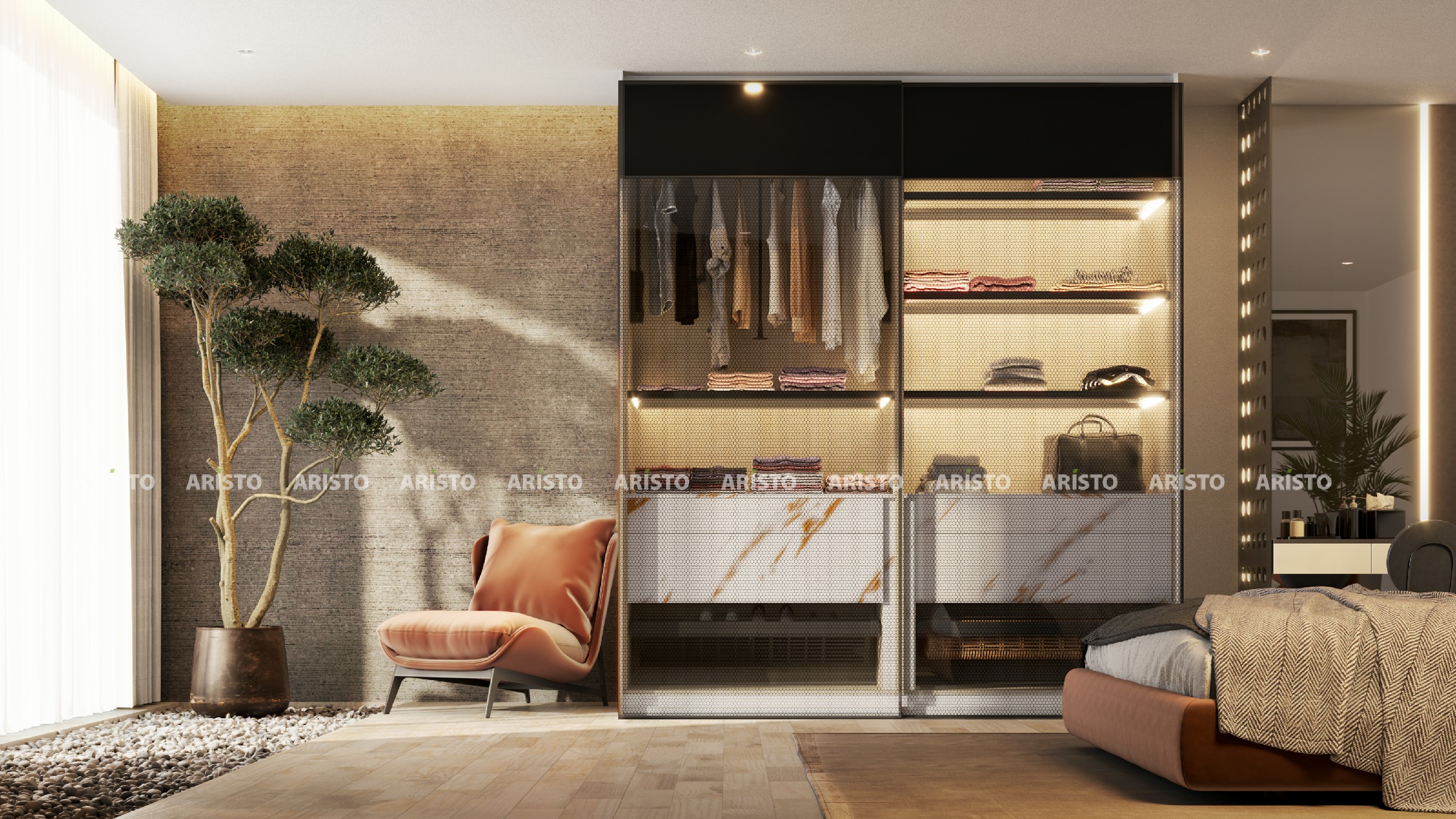 PURE WHITE & MARBLE FINISH - WAVE BLACK~1